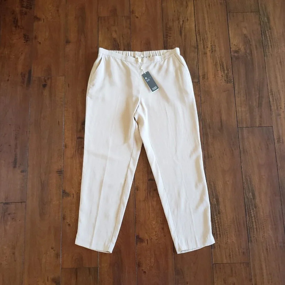 Eileen Fisher Lightweight Tencel Twill Tapered Ankle Pant Size Medium NWT $178 - Picture 5 of 13